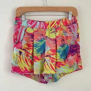 BCBG MaxAzria Pleated Lipstick Redcomb Shorts | Size XS